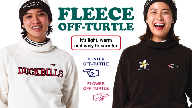 rough & swell HUNTER TURTLE フリースタートル rough & swell | ラフ アンド スウェル